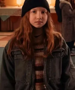 The Best Christmas Pageant Ever 2024 Beatrice Schneider Grey Jacket