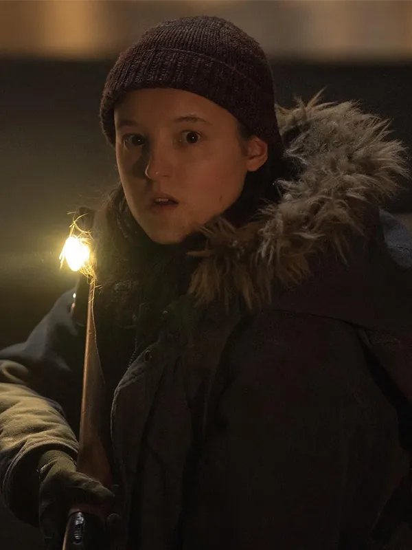 The Last Of Us S02 Bella Ramsey Fur Hooded Jacket