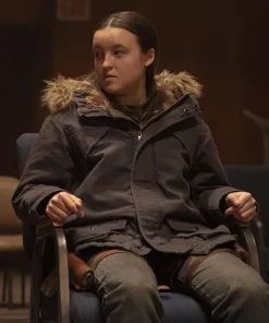 The Last Of Us S02 Bella Ramsey Fur Jacket