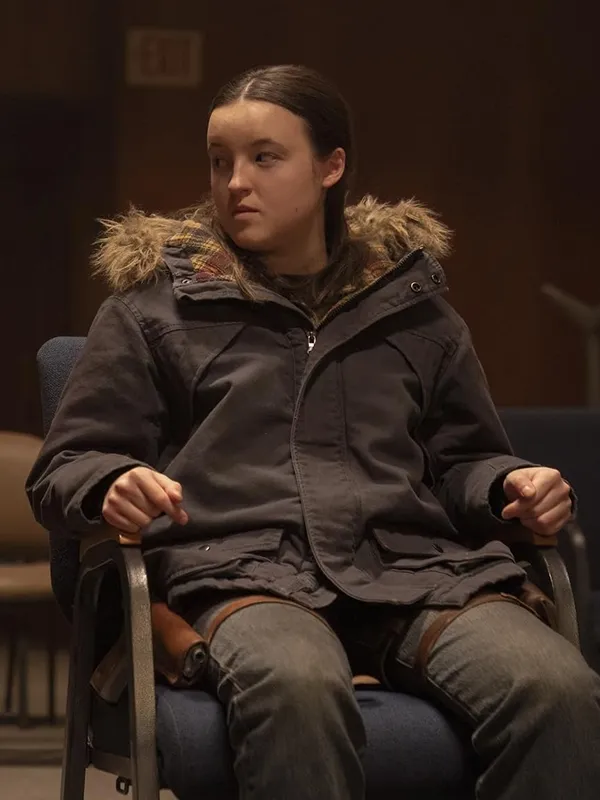 The Last Of Us S02 Bella Ramsey Fur Jacket