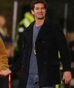 We Live in Time Andrew Blue Peacoat