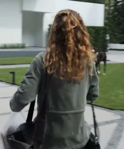 Alternative view of A Family Affair 2024 Joey King Grey Jacket