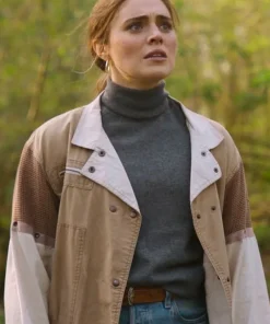 Rivals S01 Taggie O'Hara Brown Cotton Jacket