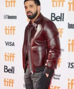 Drake Bomber Leather Jacket