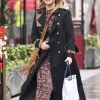 Global Studios London Josie Gibson Black Wool Coat