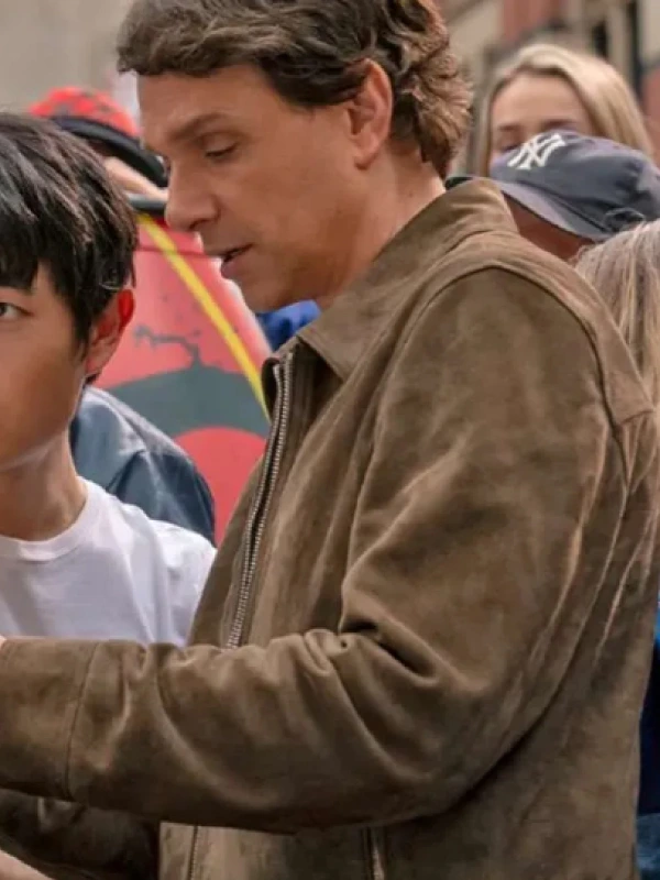 Karate Kid Legends Ralph Macchio Brown Jacket