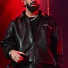 Rapper Drake Amici Violente Black Jacket