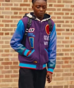 Supacell Joshua Cameron Varsity Purple Jacket