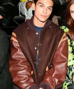 XO Kitty 2025 Anthony Keyvan Brown Varsity Jacket