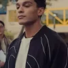 XO Kitty S02 Anthony Keyvan Black Bomber Jacket