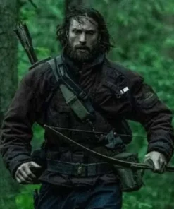 28 Years Later Aaron Taylor Johnson Maroon Jacket