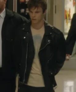 Brave the Dark Nicholas Hamilton Black Leather Biker Jacket