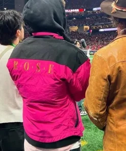 College GameDay 2024 Timothee Chalamet Pink Jacket - Image 4
