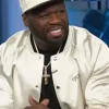 The Kelly Clarkson Show 2024 50 Cent White Bomber Jacket