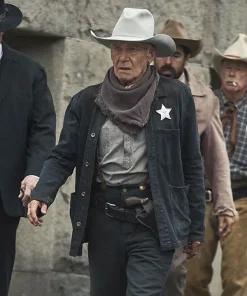 1923 Harrison Ford Black Denim Jacket
