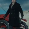 1923 Harrison Ford Black Trench Coat
