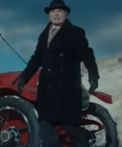 1923 Harrison Ford Black Trench Coat