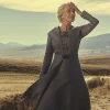 1923 Helen Mirren 2025 Women Grey Coat
