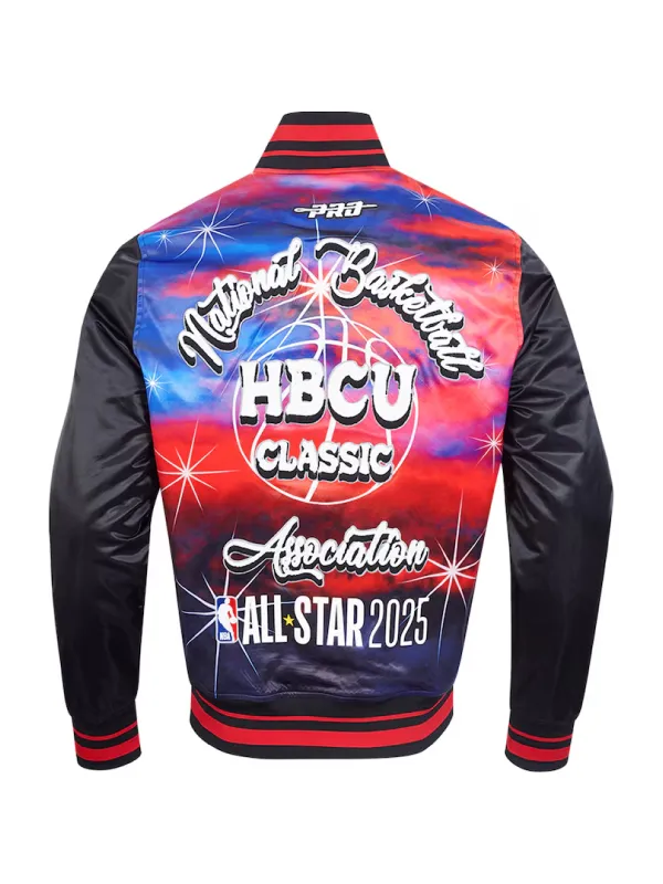 NBA All-Star Game 2025 Unisex Black Satin Jacket - Image 2