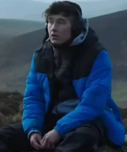 Bring Them Down Barry Keoghan Blue Puffer Jacket