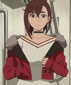Dandadan Momo Ayase Red Jacket