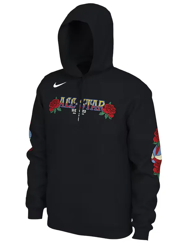 NBA All-Star Game Club 2025 Black Pullover Hoodie - Image 3
