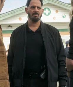 Patrick Sabongui The Hunting Party Black Bomber Jacket