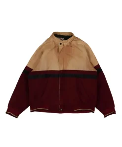 Pro Rodeo Cowboys Maroon Vintage Bomber Jacket - Image 2