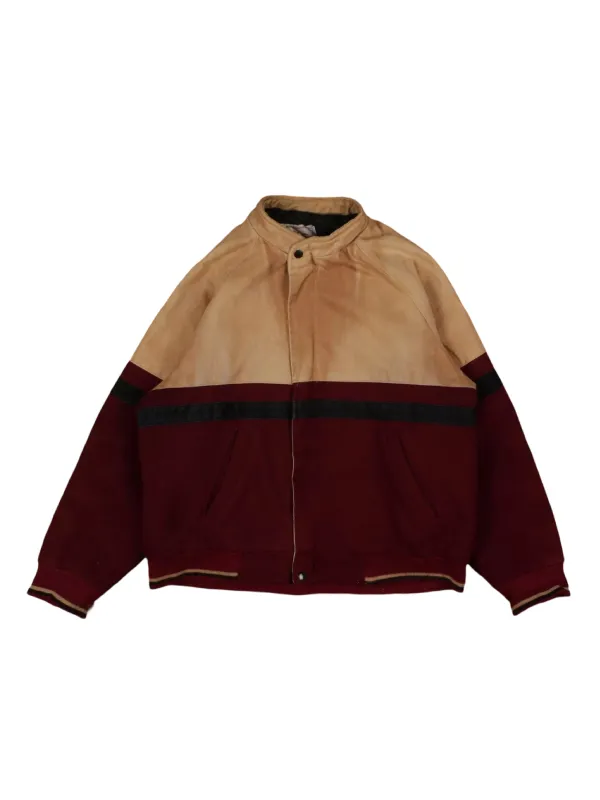 Pro Rodeo Cowboys Maroon Vintage Bomber Jacket - Image 2