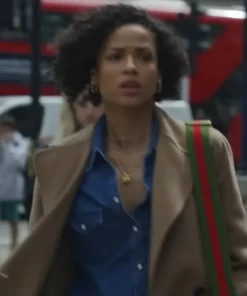 Surface Gugu Mbatha-Raw Brown Peacoat