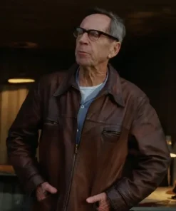 The Brutalist Jonathan Hyde Brown Jacket