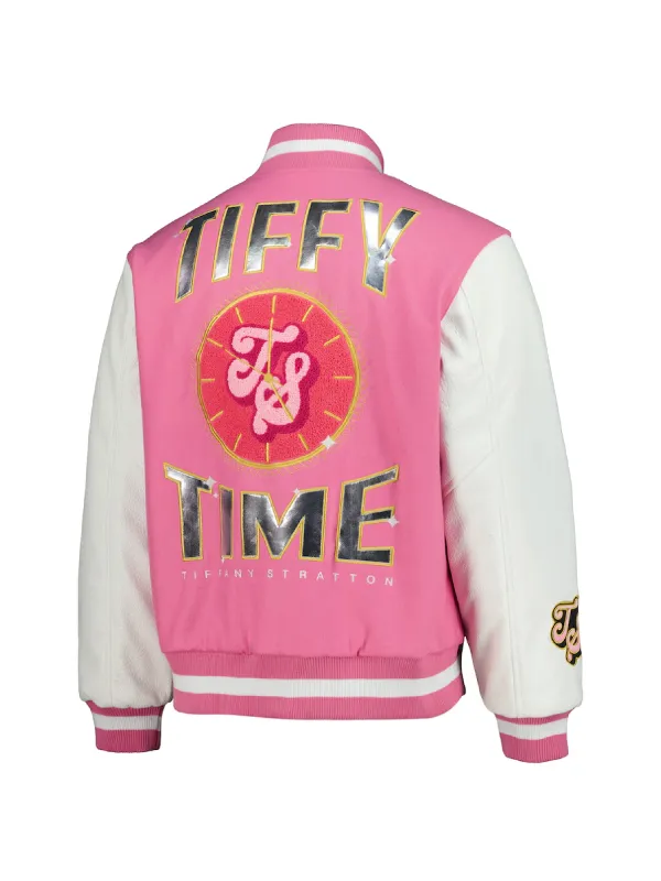 WWE Tiffy Time 2025 Tiffany Stratton Pink Jacket