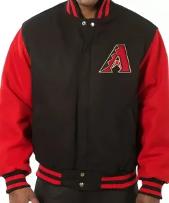 MLB Arizona Diamondbacks Wool Letterman Jacket
