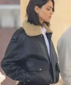 Alternative view of Fountain of Youth 2025 Esme Shearling Leather Jacket