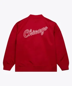 NBA Chicago Bulls Red Bomber Jacket
