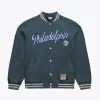 NBA Philadelphia 76ers Grey Varsity Jacket