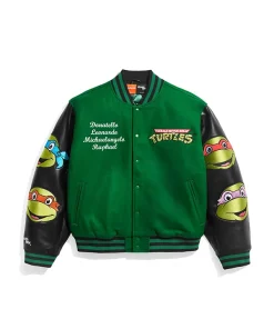 TMNT Green Varsity Bomber Jacket