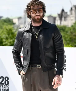 Alternative view of 28 Years Later Jamie Black Leather Jacket