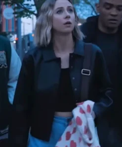 Adults 2025 Billie Black Leather Jacket