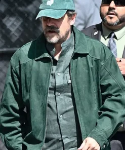 David Harbour Suede Leather Jacket