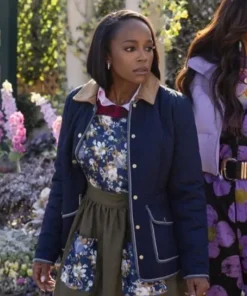 Alternative view of Grosse Pointe Garden Society Catherine Blue Quilted Jacket