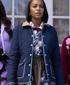 Grosse Pointe Garden Society Catherine Blue Quilted Jacket