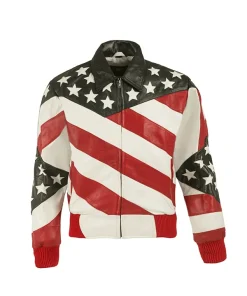 US Independence Day Leather Jacket