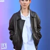Adolescence Briony Ariston Black Leather Jacket