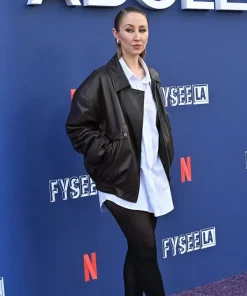 Alternative view of Adolescence Briony Ariston Black Leather Jacket