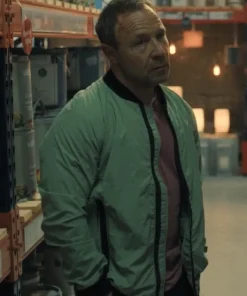 Adolescence Eddie Miller Green Bomber Jacket