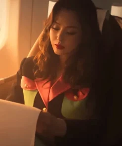 Alternative view of Aema 2025 Hyo-rin Bang Black Blazer