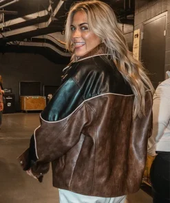Alana Springsteen Intuit Dome California Leather Jacket