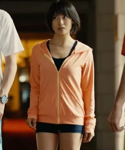 Alternative view of Alice in Borderland Yuzuha Usagi Peach Jacket