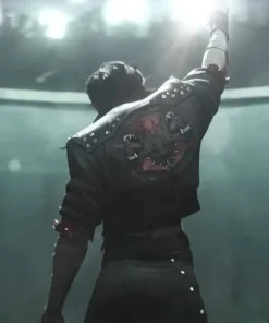 Arcane S02 Vi Cropped Leather Jacket - Image 3